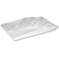 Hotel Premium 100% Sateen Cotton Flat Fitted Sheet White